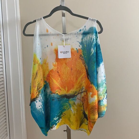 LUISA Ricci Cold Shoulder Top - Picture 4 of 8